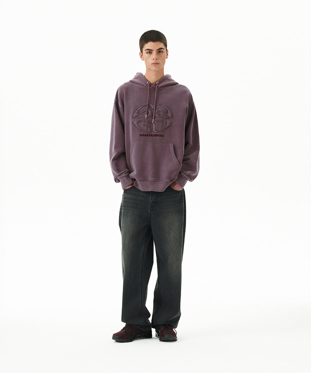 Mahagrid Pigment Eclipse Logo Hoodie