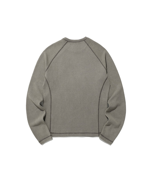Nice Ghost Club Doll and the Girl Waffle Long Sleeve Tee