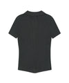 Mahagrid Button-Up Collar Knit