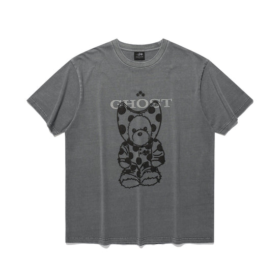 Nice Ghost Club Devil Bear Doll Pigment Dyed Tee