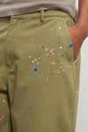 General Idea MAN Painting Garment Dyed Chino Pants