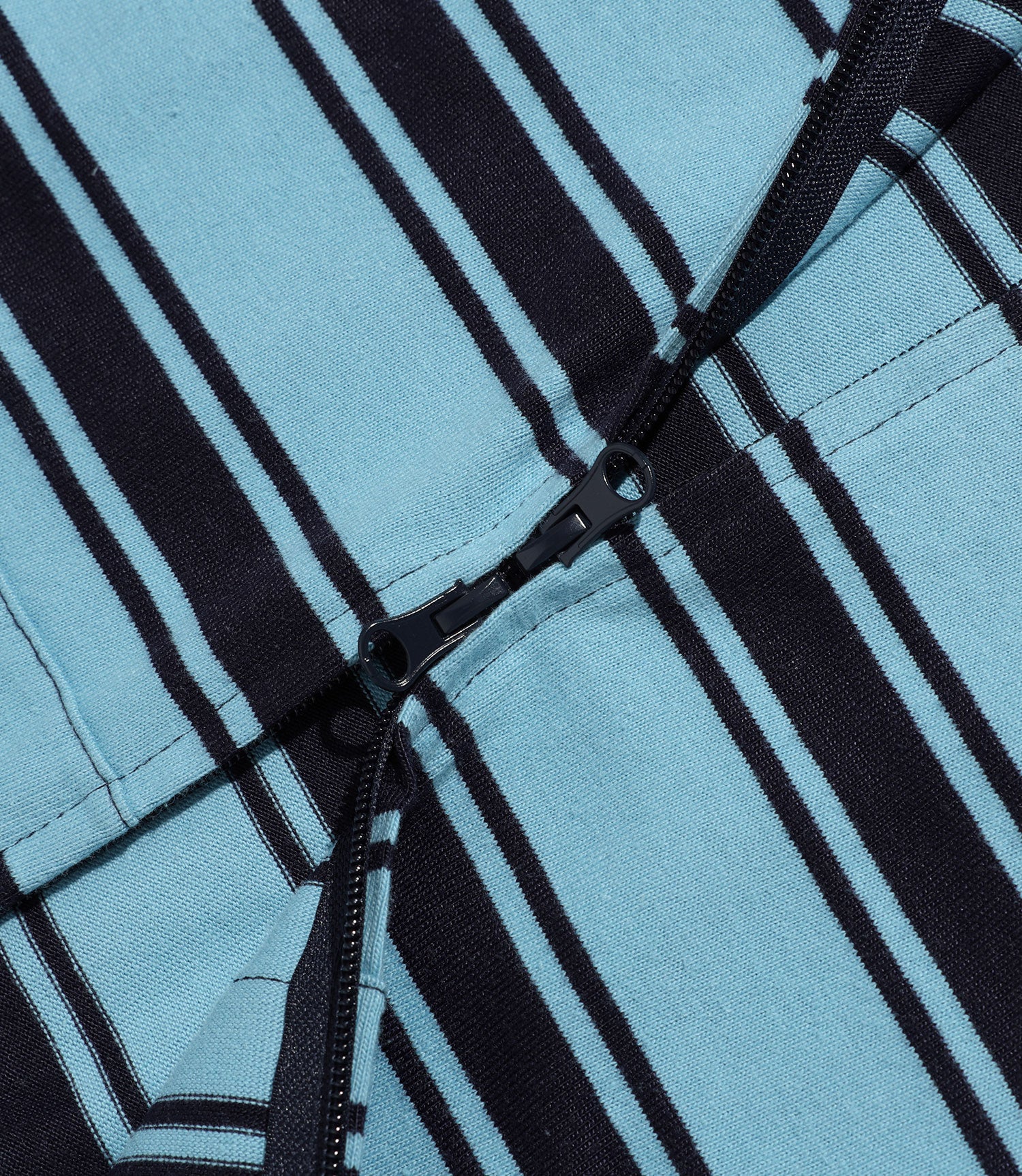 Nice Ghost Club Multi Stripe 3Star Hoodie Zip Up [Navy]