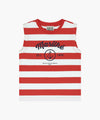 Marithé François Girbaud Kids Marine Stripe Sleeveless