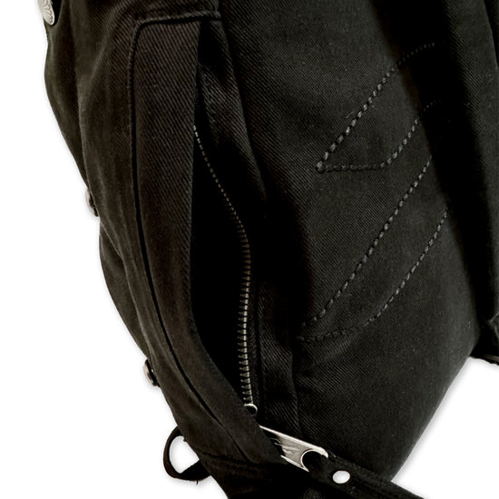 Tansanmagnesium Trucker Jacket Backpack Black