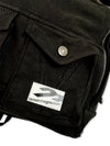Tansanmagnesium Trucker Jacket Backpack Black