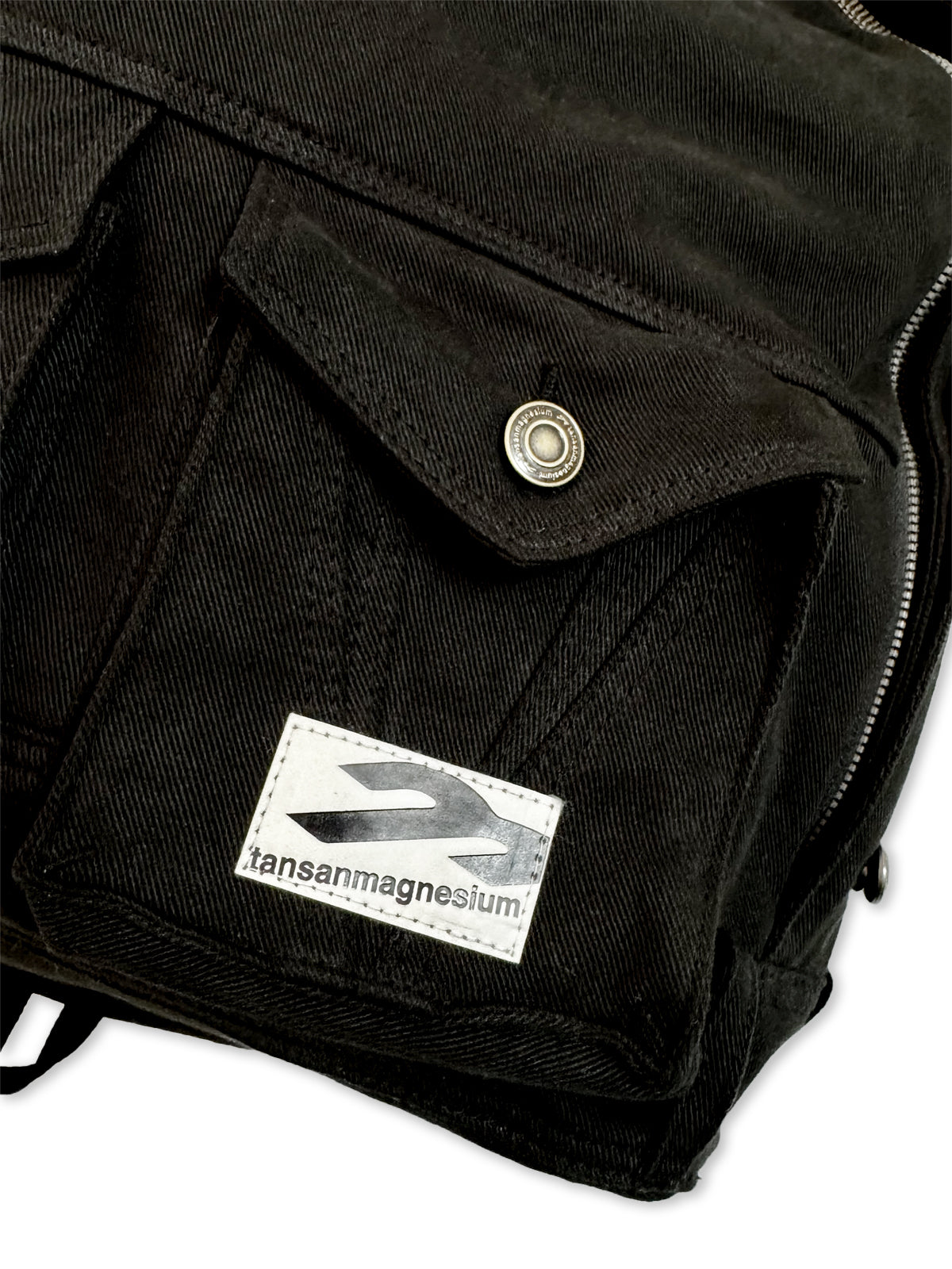 Tansanmagnesium Trucker Jacket Backpack Black