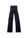 Tansanmagnesium Nylon Wide Cargo Pants