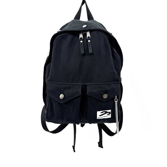 Tansanmagnesium Trucker Jacket Backpack Black