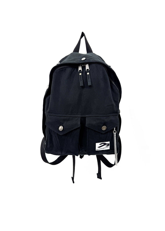 Tansanmagnesium Trucker Jacket Backpack Black
