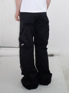 Tansanmagnesium Nylon Wide Cargo Pants