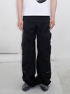 Tansanmagnesium Nylon Wide Cargo Pants