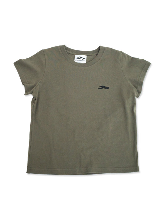 Tansanmagnesium Hon Applique T-Shirt (Khaki)