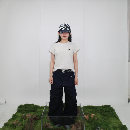 Tansanmagnesium Hon Appliqué T-Shirt