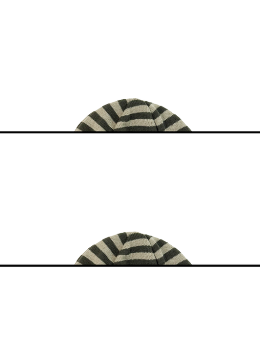 Tansanmagnesium Jacquard Stripe Beanie Khaki