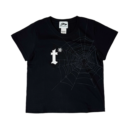 Tansanmagnesium Spider Web T-Shirt Black (Women's)