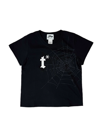 Tansanmagnesium Spider Web T-Shirt Black (Women's)
