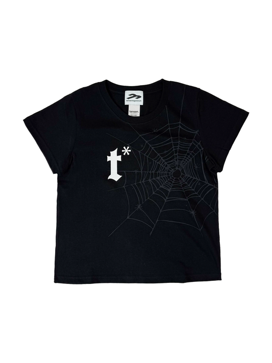 Tansanmagnesium Spider Web T-Shirt Black (Women's)