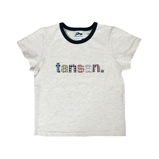Tansanmagnesium Women's Tansan Applique Tee in Ivory
