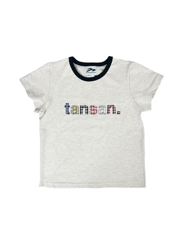Tansanmagnesium Women's Tansan Applique Tee in Ivory
