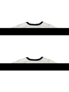 Tansanmagnesium (5/12 Pre-Order) Tansanmagnesium Appliqué Ringer T-Shirt (Ivory)