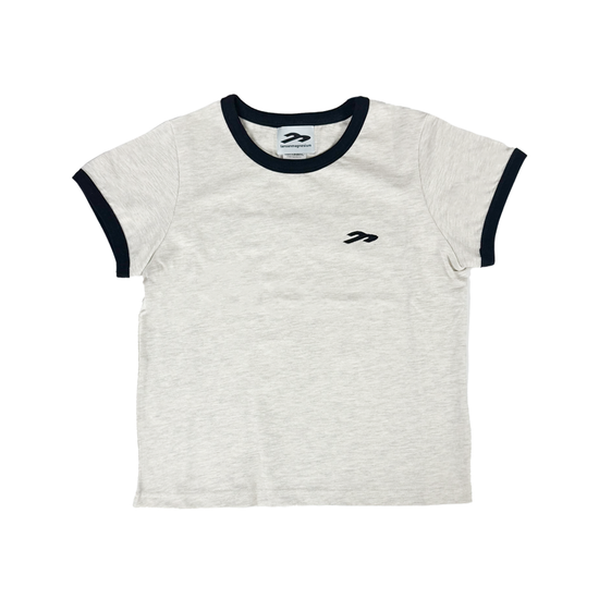 Tansanmagnesium (5/12 Pre-Order) Tansanmagnesium Appliqué Ringer T-Shirt (Ivory)