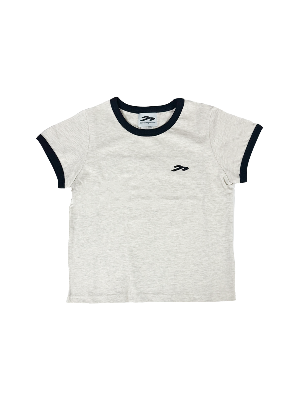 Tansanmagnesium (5/12 Pre-Order) Tansanmagnesium Appliqué Ringer T-Shirt (Ivory)