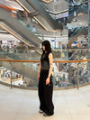 Tansanmagnesium (5/15 Pre-Order Delivery) Star Appliqué Pants Black