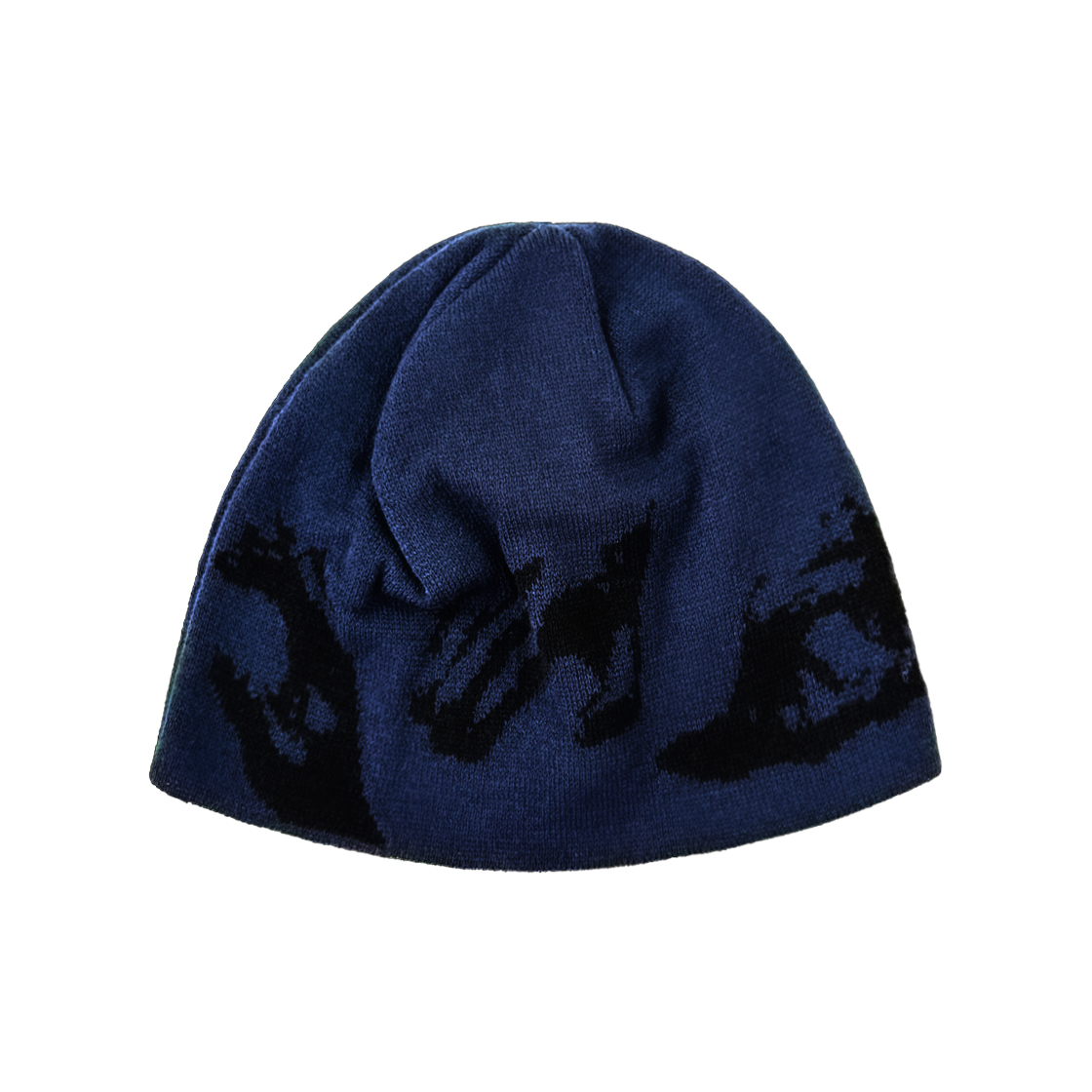 Tansanmagnesium Jacquard Hand Grip Beanie Navy
