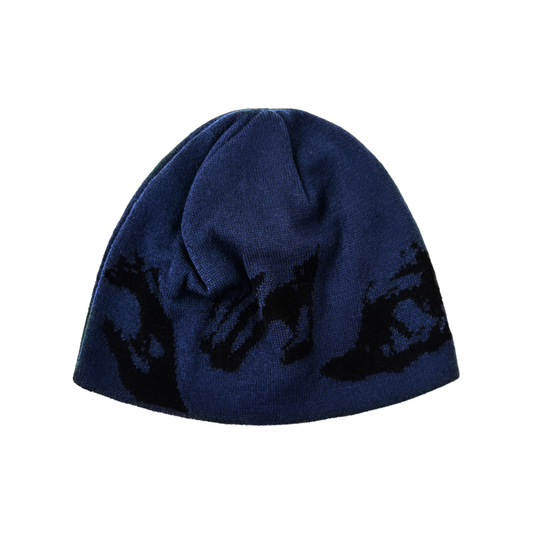 Tansanmagnesium Jacquard Hand Grip Beanie Navy