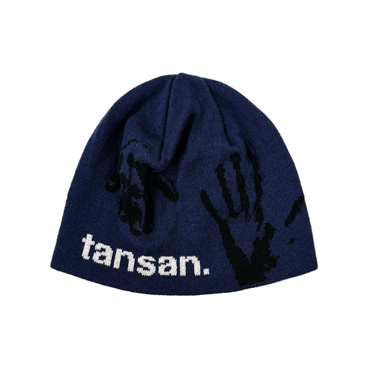 Tansanmagnesium Jacquard Hand Grip Beanie Navy