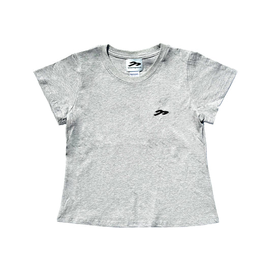 Tansanmagnesium [2PACK] Tansanmagnesium Small Logo T-Shirt Grey (Women's)