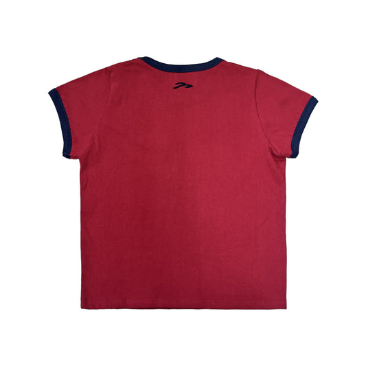 Tansanmagnesium Izaban X Tansanmagnesium Ringer T-Shirt Wine (Women's)