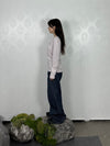 Tansanmagnesium Hon Appliqué Long Sleeve