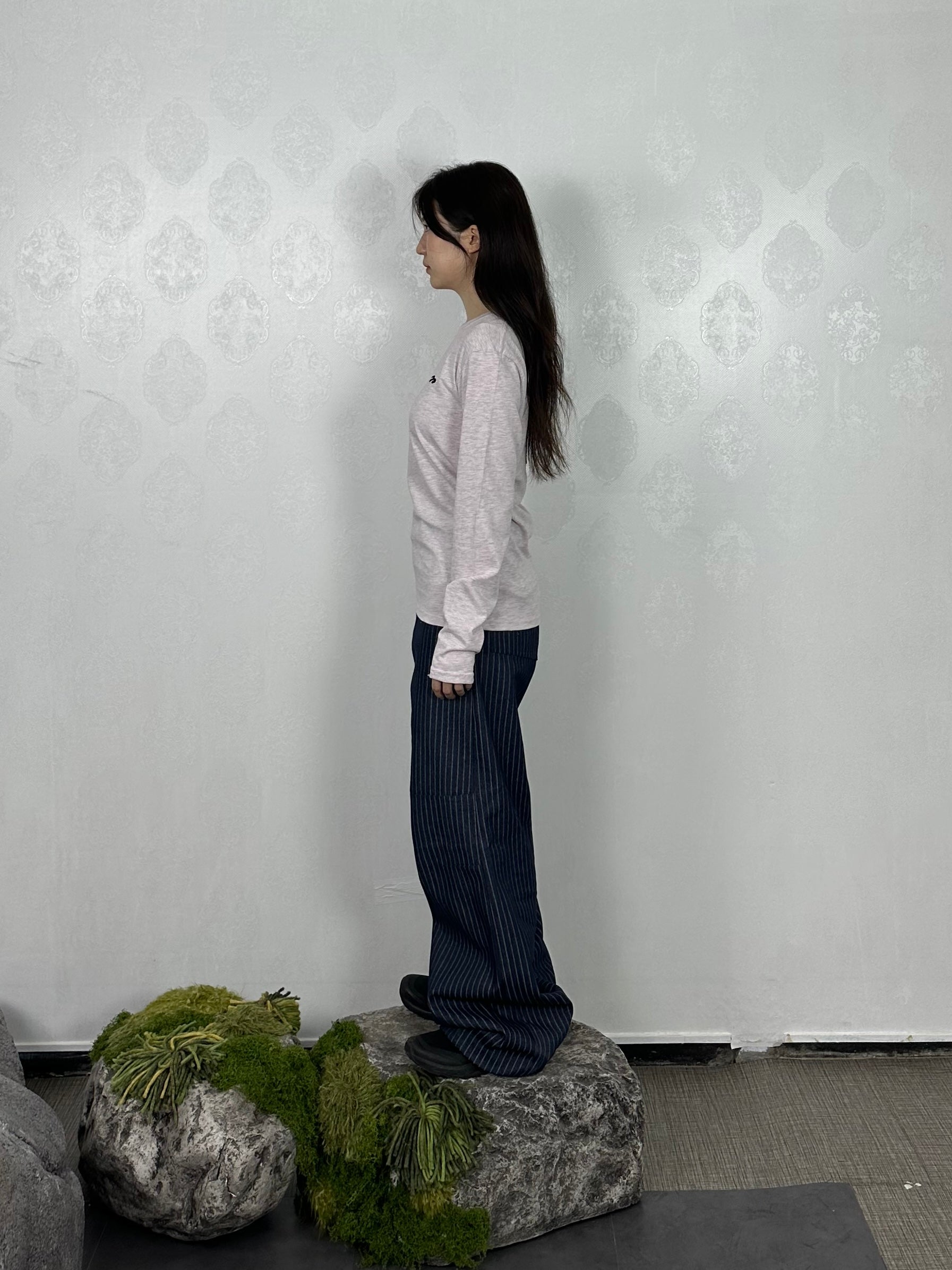Tansanmagnesium Hon Appliqué Long Sleeve