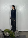 Tansanmagnesium Hon Appliqué Long Sleeve