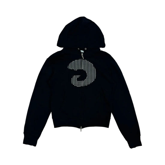 Tansanmagnesium Hon Appliqué Hoodie Full-Zip