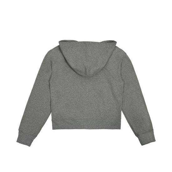 Tansanmagnesium Hon Appliqué Hoodie Full Zip Grey