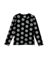 Tansanmagnesium Dot Pattern Long Sleeve