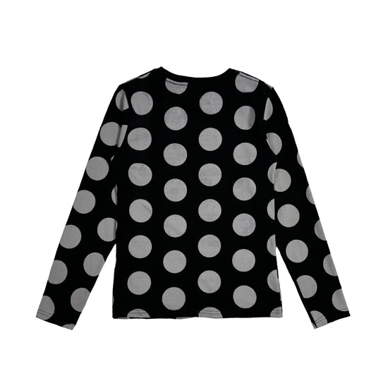 Tansanmagnesium Dot Pattern Long Sleeve