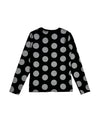 Tansanmagnesium Dot Pattern Long Sleeve