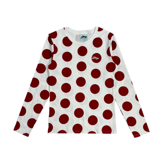 Tansanmagnesium Dot Pattern Long Sleeve
