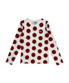 Tansanmagnesium Dot Pattern Long Sleeve