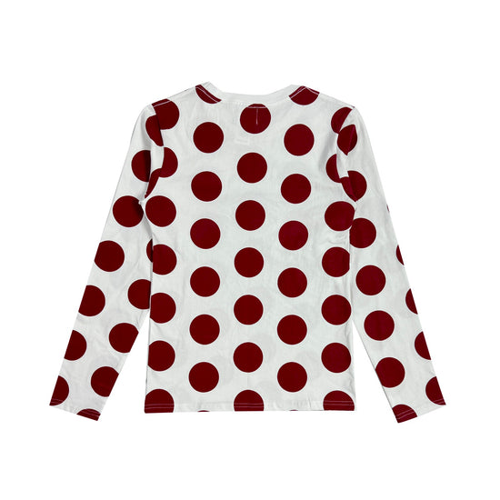 Tansanmagnesium Dot Pattern Long Sleeve