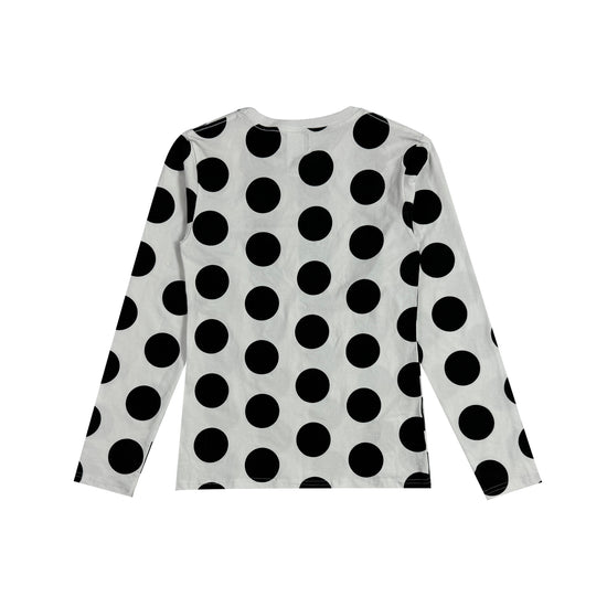 Tansanmagnesium Dot Pattern Long Sleeve