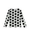 Tansanmagnesium Dot Pattern Long Sleeve