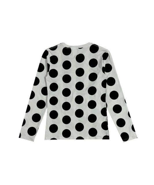 Tansanmagnesium Dot Pattern Long Sleeve