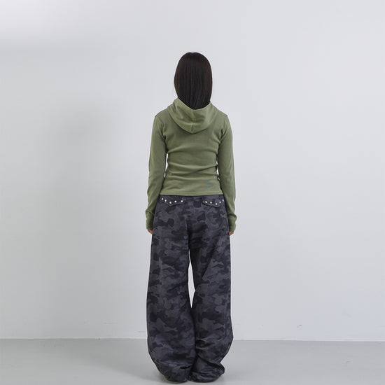 Tansanmagnesium Chalk Star Hoodie Long Sleeve Khaki