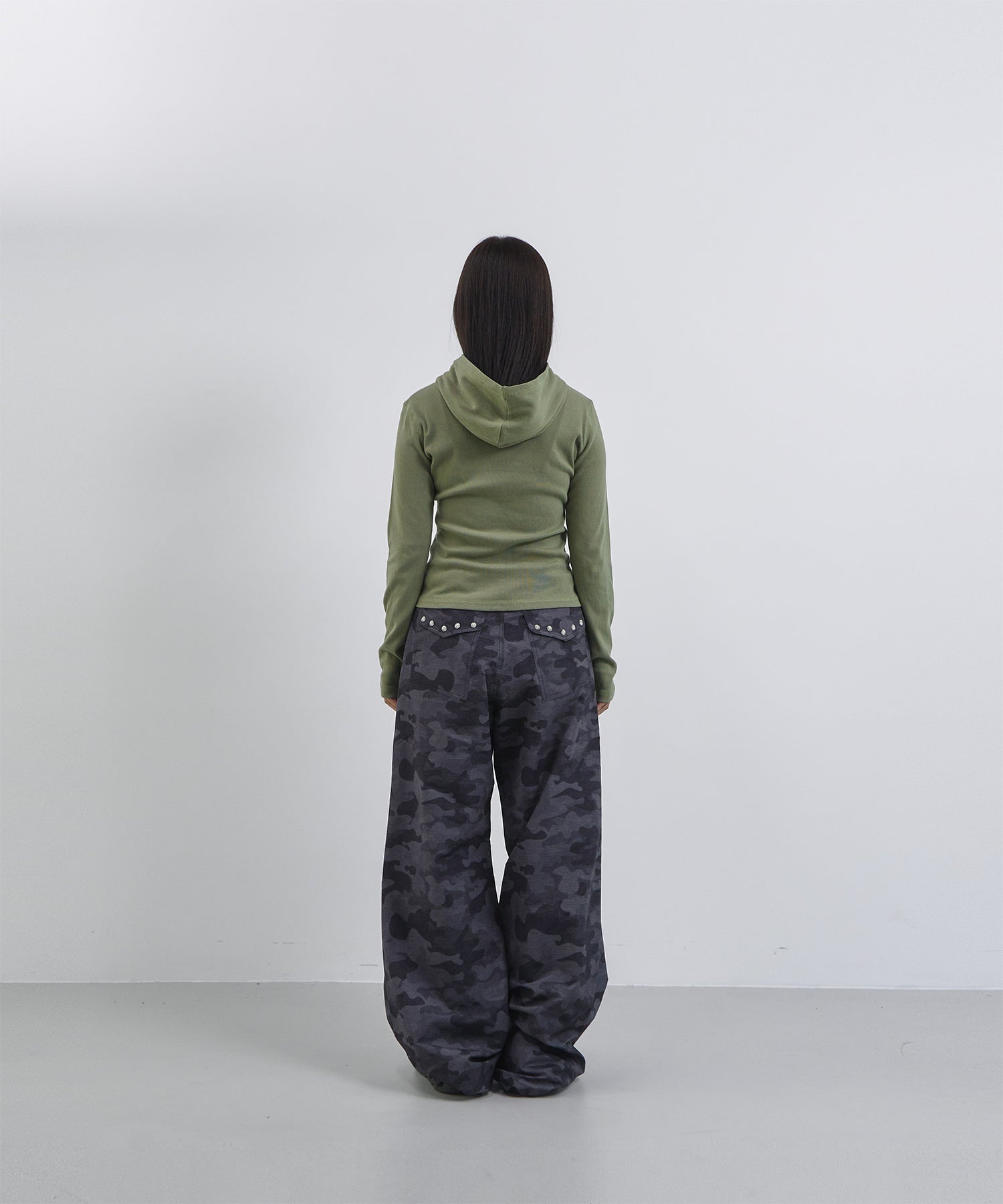 Tansanmagnesium Chalk Star Hoodie Long Sleeve Khaki