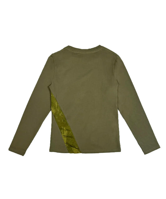 Tansanmagnesium Surgical Cut Long Sleeve Khaki