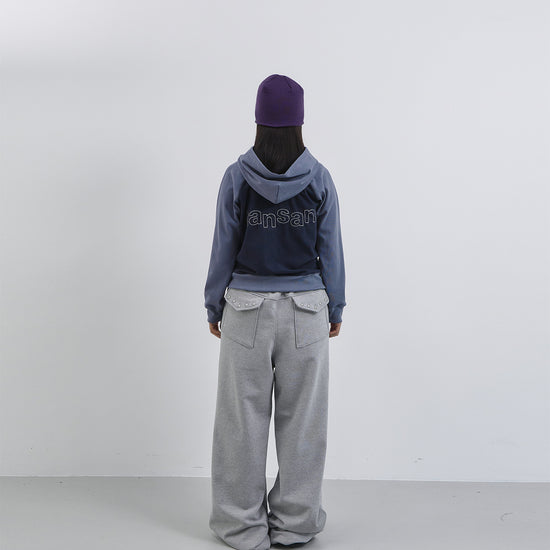 Tansanmagnesium Ringer Hoodie Full Zip